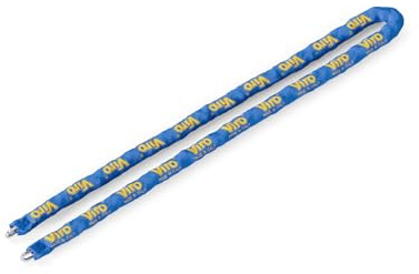Viro - Catena Moto e Scooter, Sezione Semiquadra 5,7 mm, Lunghezza 120 cm | In Acciaio Speciale, Rivestita in Guaina Blu Antigraffio