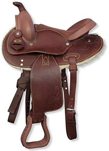 Silver Horse Sella Pony Western Wyoming Marrone 11
