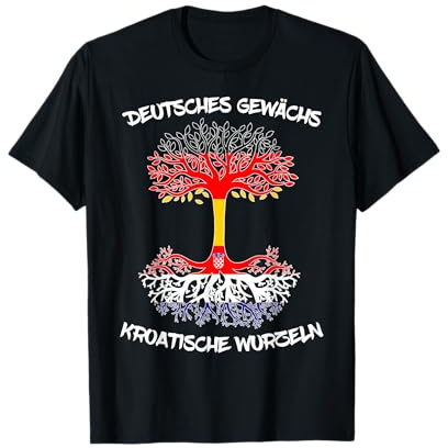 Kroatien Deutschland Shirt Deutsch-Kroaten Geschenk T-Shirt T-Shirt