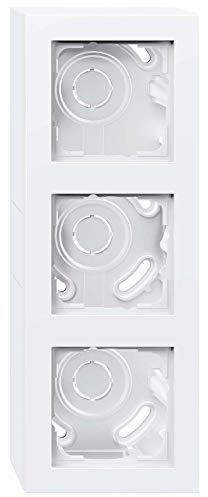 AP-Gehäuse 3f + Rahmen Gira E2 Reinweiß GIRA 106329