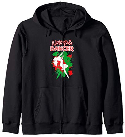 North Pole Dancer | Naughty Santa Christmas Stripper Kapuzenjacke