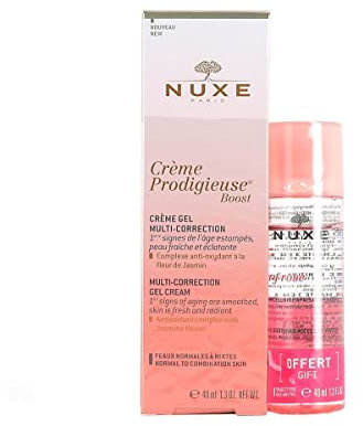 Nuxe Crème Prodigieuse Boost Multi-Correction Gel Cream 40ml + Very Rose Soothing Micellar Water 3in1 40ml Free