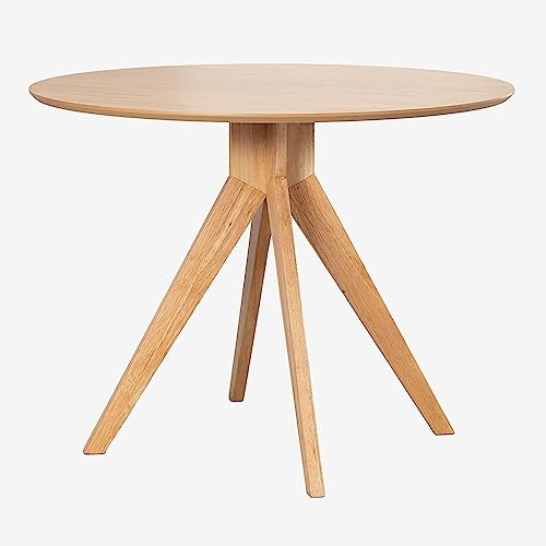 SKLUM Runder Esstisch aus Holz (Ø100 cm) Sekiz Braun Natur