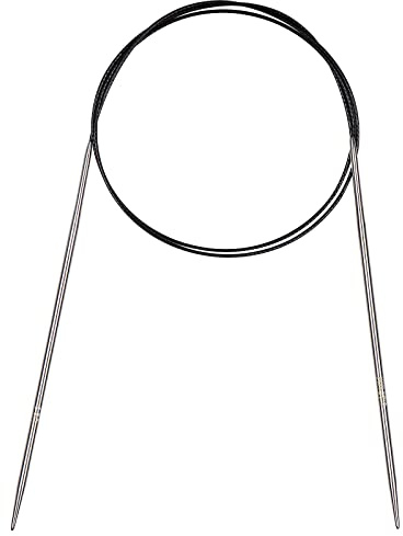 Coopay Rundstricknadeln 100 cm, 3,25 mm Stricknadeln Rundstricknadel Edelstahl Rundstricknadeln mit Flexibel Kabel, Robust Rund Stricknadeln für Decken Stricken & Große Projekte