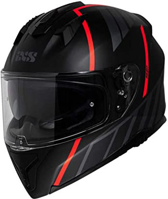 IXS iXS217 2.0 Helm, schwarz matt/rot, M (57/58)