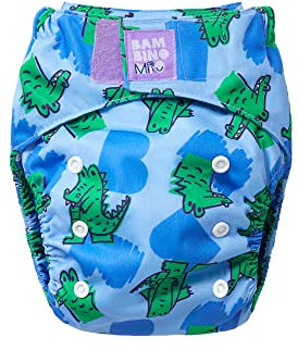 Bambino Mio, revolutionäre wiederverwendbare Windel - Nachhaltige, waschbare, chemiefreie Öko-Stoffwindel für Neugeborene bis ins Kleinkindalter - Snap