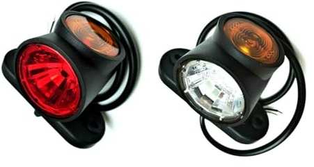 MelTruck 2x LED Begrenzungsleuchte Umrissleuchte kurz Ausleger 12V 24V für LKW PKW Anhänger