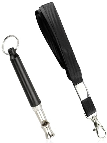 Luckious 1 Pcs Silent Dog Recall Whistle - High Frequency Ultrasonic Dog Training Whistle, Adjustable Ultrasonic Frequencies for Dog Training and Behavior Aid