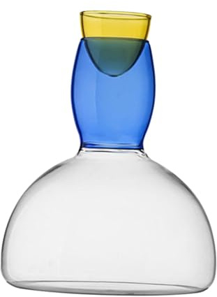 DimyFew Elegant Wine Decanter Set for Sophisticated Gatherings, Blue