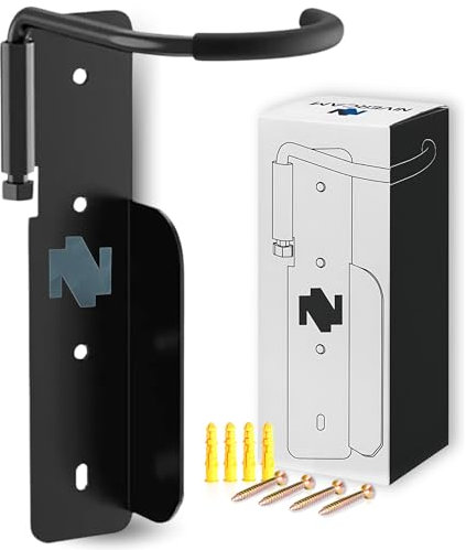 Nivercam – Soporte de pared giratorio para bicicletas – Ahorra espacio en garajes y pisos pequeños – Fácil de instalar y compatible con MTB, carretera y urbanas.