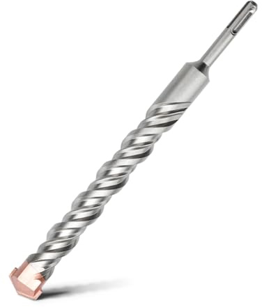 HSAWBIT 25mm x 280mm LONG SDS MASONRY DRILL BIT, TUNGSTEN CARBIDE TIP SDS PLUS SHANK, FOR WALL STONE CONCRETE BRICK