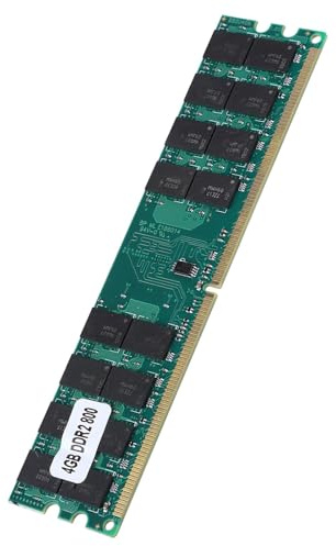 DDR2 RAM, DDR2 RAM 8Gb 4GB Modulo di Memoria DDR2 di Grande capacità Memoria per Computer Desktop con Trasmissione Dati Veloce 800 MHz RAM DDR2 4GB 4GB Modulo di Memoria DDR2 di