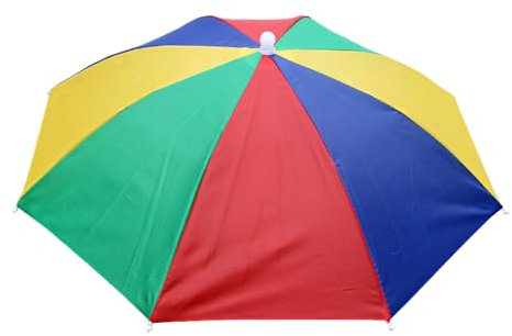 Faltbarer Sonnenschirm-Hut, Faltbarer Regenschirmhut für Karneval, Lustiges Accessoire Kopfregenschirm, Spaßgeschenk, Regenschirmmütze für Dekoration, Kostüm, Golf, Radfahren, Angeln, Gartenarbeit
