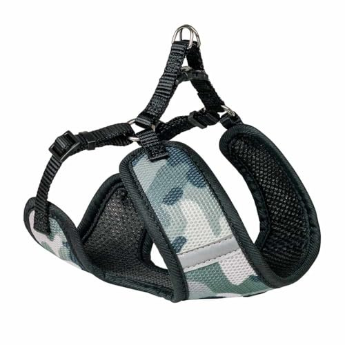Nobby Geschirr Mesh Reflect Camouflage schwarz B: 10 mm, L: 28-33 cm + 32 cm