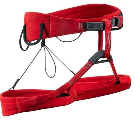 FIXE - Arnés Ágil de Escalada Deportiva y Indoor - Triple Webbing para Confort y Estabilidad - Hebillas de Aluminio Ajustables (Large)
