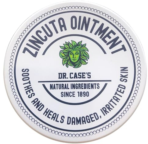 Zincuta Natural Healing Ointment relieves irritation - eczema, cracked skin, rashes, burns, bites, psoriasis, sores, chafes & abrasions (2 oz Tin)