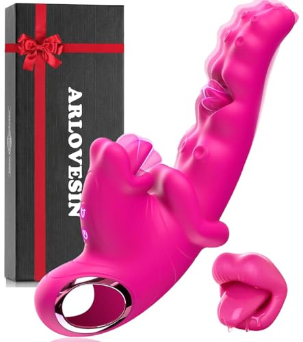 Rabbit Vibrator for Women Sex Toys-Adult Toys with 10 Licking and Tapping and 10 Vibration Dildo Modes，Stimulation the G-spot, Clitoris, and Anus, Sex toyscouples for Couples Adult Sex Toy
