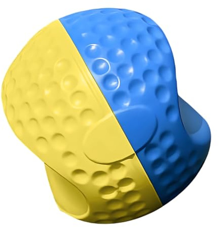 Deskium Golfanslutningsboll, 7,3 x 6,3 tum/18,5 x 16 cm golf swingträningshjälp, slagboll för swing-färdigheter, lätt träningshjälp för höga golfare, med snodd