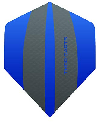THOR-DARTS Exclusiv-Line: 120 Micron F3 Darts Flights HD-240 grau Dart Flys extra Lange haltbar Thickness > 100 mic extra Strong