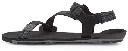 Xero Shoes Z-Trail - Lättvikts vandrings- och löparsandal för män - barfota-inspirerade minimalistiska terrängsportsandaler, Multi svart, 38.5 EU