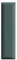 Pannelli decorativi per pareti 3D 15 x 60 cm imbottito verde-blu - per una facile installazione, in tessuto velour - testiera per camera da letto, decorazione del soggiornoo