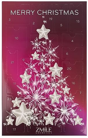 ZMILE COSMETICS Beauty Adventskalender 'Crystal Christmas Tree'- 24 Überraschungen zum Schminken und Stylen im traditionellen Türchen-Adventskalender mit veganer Kosmetik