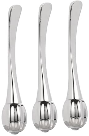 Beavorty 3stücke Massage-sticks Für Augen Aus Edelstahl Essenzriegel Und Gesichtslöffel Für Schönheitspflege Augencreme-tool Für Gesichtshaut