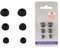3 Paar Ohrstöpsel Ersatz für JBL Endurance Peak 3, Silikon Ohrstöpsel Kopfhörerabdeckungen Ohrpolster In Ear Eartips Knospen Cups Headset Ohrkappen Ärmel Abdeckung (S/M/L) (Schwarz)