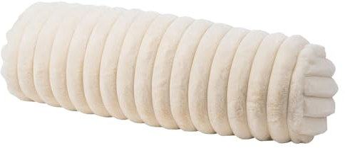 Gözze Kissenrolle - Creme - 20 x 60 cm - mit Reißverschluss - Breitcordoptik