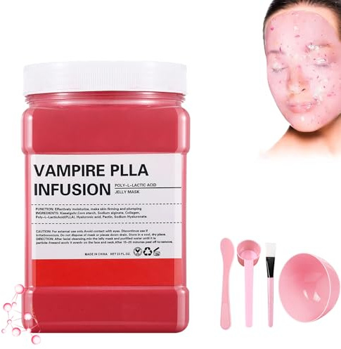 Jelly mask anti-aging hydrogel peel off mask, gelé ansiktsvård maskpulver, ansiktsmask för spa, hudvård, fuktgivande ansiktsmask