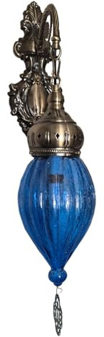 AIBOTY Vintage Mosaik Glas Wandleuchte Wandleuchte, türkisch marokkanische Wandleuchte für den Innenbereich, 23 Zoll Höhe klare mehrfarbige Nachtlichter für Badezimmer Bauernhaus Schlafzimmer,H