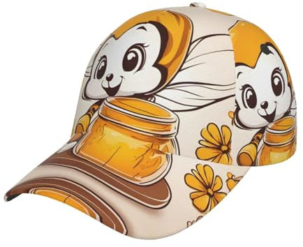 Oudrspo Baseball Cap Mütze für Damen und Herren, stylisches Leichtigkeits-Design, Namensaufdrucke, Schwarz, Schwarz, Einheitsgröße
