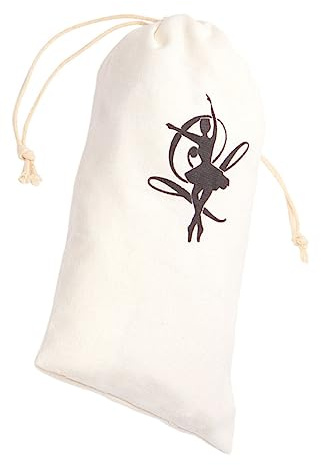 ibasenice Ballettschuh Tasche Canvas Mit Kordelzug Strapazierfähiger Schuhbeutel 13x27cm Atmungsaktive Balletttasche Für Tanzschuhe Aufbewahrung Und Reise