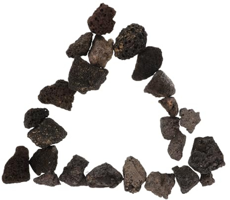 GRIRIW Volcanic Rocks Dekosteine Natürlich Poröses Lavastein für Aquarium Blumentopf Gartendeko Sicher für Süß und Salzwasser Pflanzen und Fische