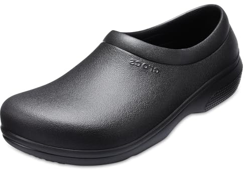 Crocs On The Clock Work SlipOn, Unisex - Erwachsene Slip-on, Schwarz (Black), 45/46 EU