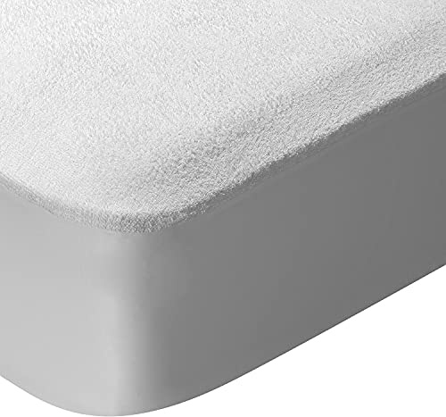PIKOLIN Coprimaterasso Matrimoniale Impermeabile 140 x 190/200 cm 32 cm di Altezza in Spugna Traspirante e Certificato Oeko-Tex - Protettore di Materasso Ipoallergenico