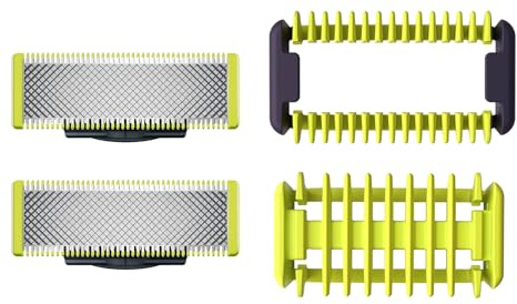 Philips Oneblade Rasoir Face & Body Kit Corps Avec 2 Lames 1 Peigne Corps 1 Gaine de Protection, 2 unités
