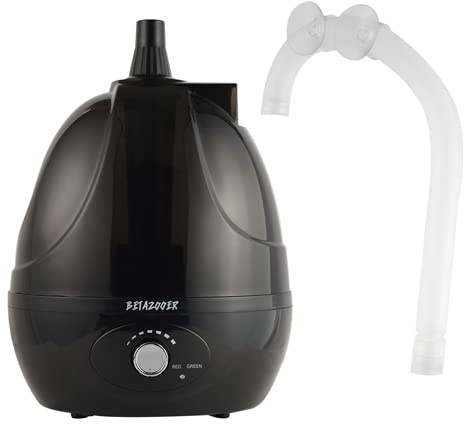 BETAZOOER Reptile Humidifier Mister Fogger with Extension Tube/Hose, Suitable for Reptiles/Amphibians/Herps/Vivarium with Terrariums and Enclosures (2.5 Liter Tank)