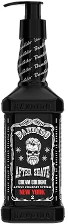 Bandido Barber After Shave Cream Cologne New York 350 ml - lotion men after shave balsam - våt rakning ger näring och fräschar upp balsam