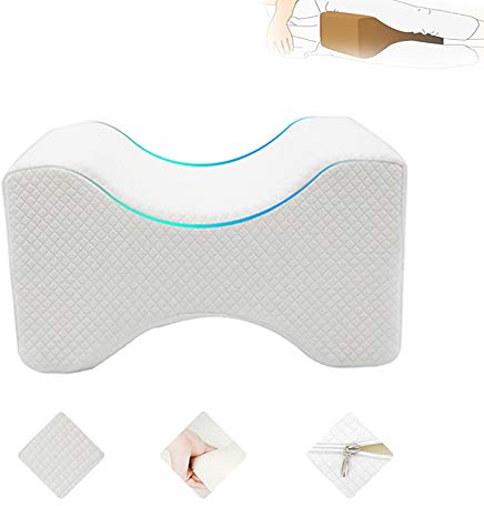 DYWOZDP Kniekissen Zum Schlafen Auf Der Seite, Memory Foam Orthopädisches Stützkissen, Orthopädisches Kniekissen Für Ischias, Rückenschmerzen Linderung Von Rückenschmerzen