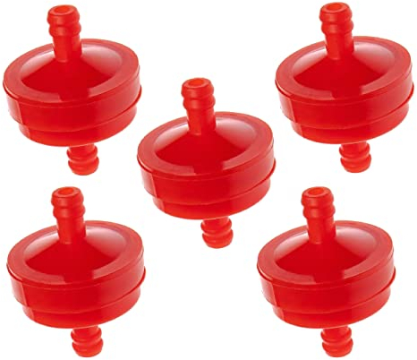 vhbw 10x Filtres à essence compatible avec Briggs & Stratton 12F700 (0505-2791), 12F800 (0600-3511) moteur de tondeuses à gazon sans pompe à essence