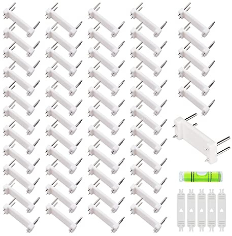 HLIWS Juego de Gancho de Imagen-50 Piezas Ganchos para Colgar Cuadros sin Rastro,gancho de pared duro,para Colgar Fotos Cuadros Reloj Espejo Marco de Fotos