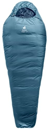 deuter Orbit +5° Kunstfaserschlafsack,Atlantic-Ink,Left Zip