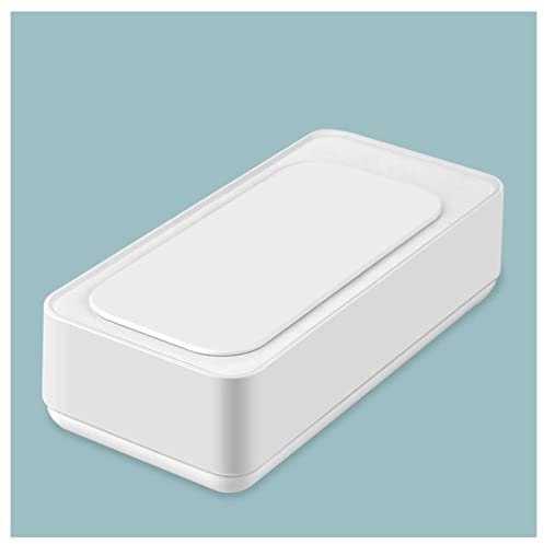 Samnuerly Pulitore ad ultrasuoni Portatile Pulitore per Gioielli Pulitore per Occhiali ad ultrasuoni Professionale a Basso Rumore per Gioielli, Occhiali, Anelli, Monete, Argento, Orologi, Bianco