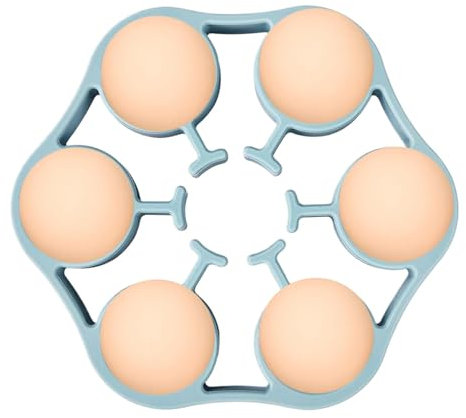 Porta fumante d', portabigca a vaso - Porta di uova a vapore vassoio per supporto in silicone - Strumenti di gadget da cucina, utensili da cottura resistenti al calore, accessori per pentole a pressio