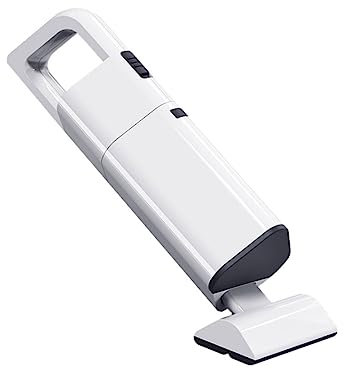 SOLUSTRE 12v Kabelloser Handstaubsauger Mit Starkem Saugkraft Für Auto Und Zuhause Wasserdichter Tragbarer Staubsauger Für Trockene Und Nasse Anwendungen Weiß