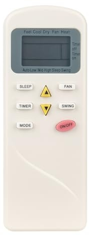 AULCMEET Replacement Remote Control Compatible with 9000BTU For TCL ROYAL | Universal Portable A/C Air Conditioner KTTCL001