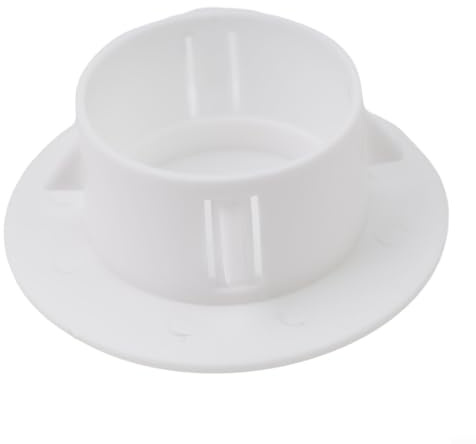 Opatiny Wandlochabdeckung, dekorative runde Rohrmanschette, Lüftungsblende für Klimaanlage, PVC-Wasserrohrschutz mit abnehmbarer Kappe, 50–100 mm, weiß (50 mm)