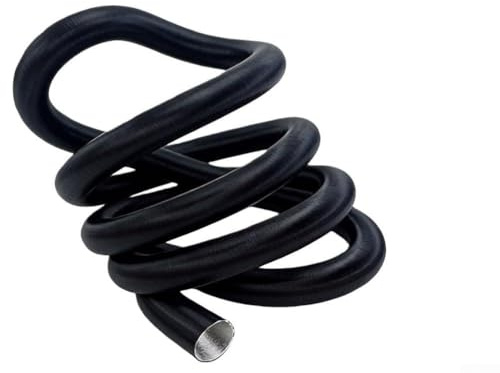 Honseadek Tubo flessibile in alluminio per riscaldatore da parcheggio, 60 mm di diametro x 500 cm di lunghezza, tubo di montaggio per condotto dell'aria compatibile con cabina camion