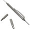 YHUS Windscreen Washer Nozzle Adjustment Tool, 2-in-1 Windshield Washer Jet Cleaning Tool & Adjuster Windshield Clean Tool, Needle Corrosio-n Blockage Removal(Silver), free size